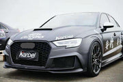 Buy Now KARBEL DRY CARBON FIBER DOUBLE-SIDED HOOD BONNET VER.1 FOR AUDI A3 & A3 S LINE & S3 & RS3 2014-2020 and upgrade car parts from SIR Tuning at the Best Price. Headlights, Tail lights, Bodykits, Navigations, car parts and more - Fast & Free Shipping within Europe, US & Worldwide.