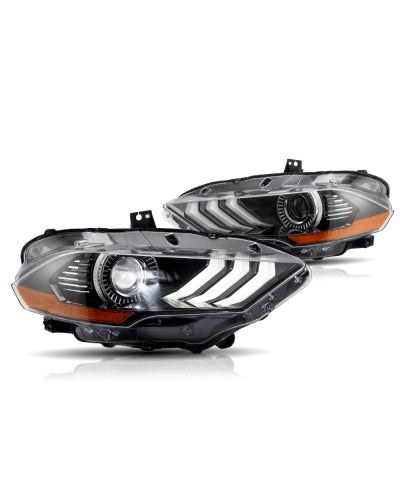 Buy Now LED Headlights for Ford Mustang 2018 - 2019 and upgrade car parts from SIR Tuning at the Best Price. Headlights, Tail lights, Bodykits, Navigations, Automotive Headlight Assemblies and more - Fast & Free Shipping within Europe, US & Worldwide.