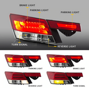 Buy Now Vland Carlamp 4PCS LED Tail Lights For Honda Accord Inspire 8th Gen Sedan 2008-2012(Not For Coupe) and upgrade car parts from SIR Tuning at the Best Price. Headlights, Tail lights, Bodykits, Navigations, Tail lights and more - Fast & Free Shipping within Europe, US & Worldwide.
