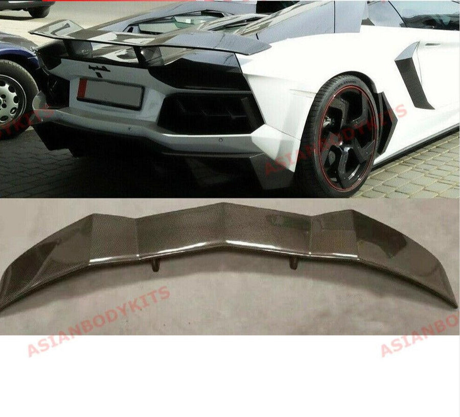 Buy Now CARBON Rear Wing Spoiler for Lamborghini Aventador LP700 (2011 - 2015) and upgrade car parts from SIR Tuning at the Best Price. Headlights, Tail lights, Bodykits, Navigations, body kit and more - Fast & Free Shipping within Europe, US & Worldwide.