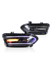 Buy Now RGB Led Headlights Fit For Dodge Charger 2015 - 2020 and upgrade car parts from SIR Tuning at the Best Price. Headlights, Tail lights, Bodykits, Navigations, Automotive Headlight Assemblies and more - Fast & Free Shipping within Europe, US & Worldwide.