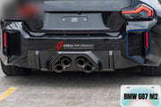 Buy Now CARBON REAR DIFFUSER for BMW M2 G87 2023+ and upgrade car parts from SIR Tuning at the Best Price. Headlights, Tail lights, Bodykits, Navigations, body kit and more - Fast & Free Shipping within Europe, US & Worldwide.