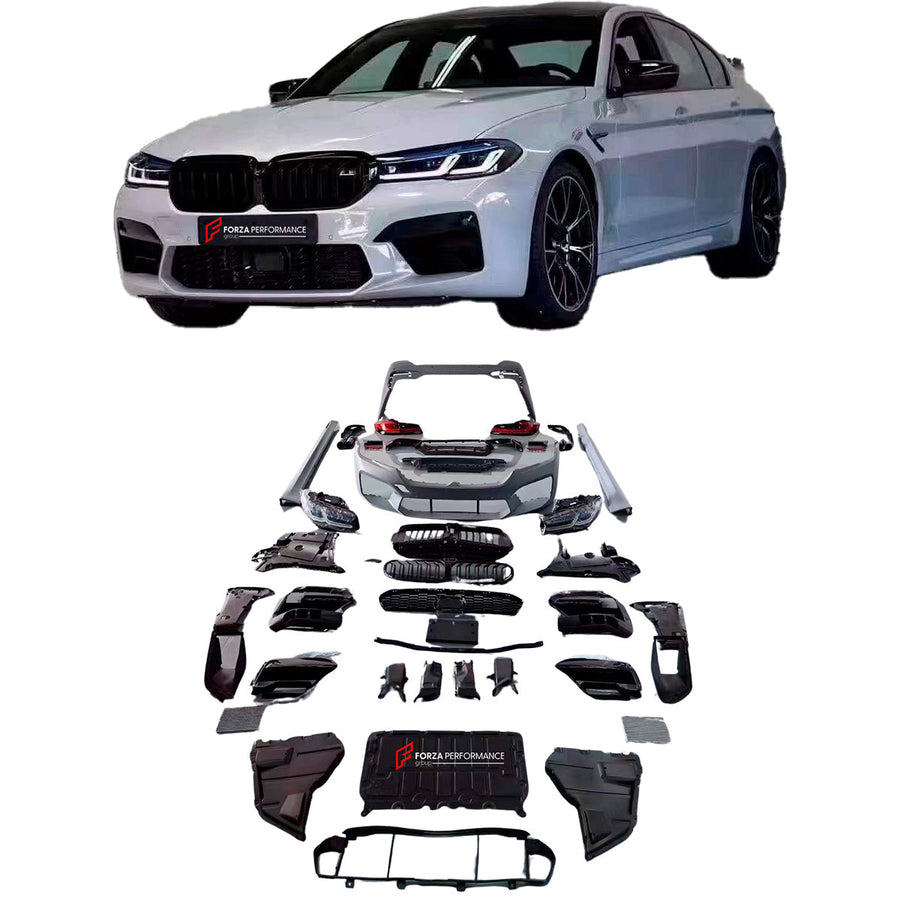 Buy Now BODY KIT for BMW 5 SERIES G30 G38 2021+ | M5 STYLE and upgrade car parts from SIR Tuning at the Best Price. Headlights, Tail lights, Bodykits, Navigations, Body Kit and more - Fast & Free Shipping within Europe, US & Worldwide.
