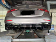Buy Now CONVERSION REAR DIFFUSER with EXHAUST TIPS for MERCEDES BENZ C CLASS C180 C200 C300 W206 2021+ upgrade to C63 AMG and upgrade car parts from SIR Tuning at the Best Price. Headlights, Tail lights, Bodykits, Navigations, body kit and more - Fast & Free Shipping within Europe, US & Worldwide.