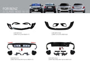 Buy Now BODY KIT for MERCEDES BENZ S CLASS W222 2014 - 2020 and upgrade car parts from SIR Tuning at the Best Price. Headlights, Tail lights, Bodykits, Navigations, body kit and more - Fast & Free Shipping within Europe, US & Worldwide.