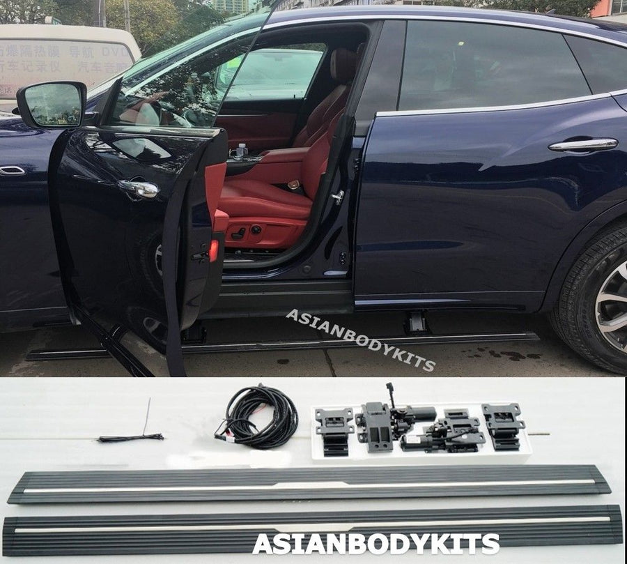 Buy Now for Maserati Levante 16-17 SIDE STEP ELECTRIC Deployable running boards power and upgrade car parts from SIR Tuning at the Best Price. Headlights, Tail lights, Bodykits, Navigations, body kit and more - Fast & Free Shipping within Europe, US & Worldwide.