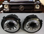 Buy Now for Mercedes Benz G-class W463 Black LED Headlights with TURN FUNCTION 2007 - 2016 and upgrade car parts from SIR Tuning at the Best Price. Headlights, Tail lights, Bodykits, Navigations, body kit and more - Fast & Free Shipping within Europe, US & Worldwide.
