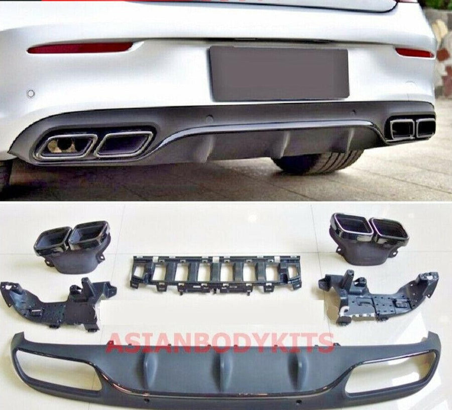 Buy Now REAR DIFFUSER with EXHAUST TIPS for MERCEDES BENZ C CLASS AMG COUPE C205 C63 2019 - 2023 and upgrade car parts from SIR Tuning at the Best Price. Headlights, Tail lights, Bodykits, Navigations, body kit and more - Fast & Free Shipping within Europe, US & Worldwide.