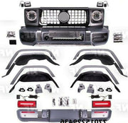 Buy Now CONVERSION BODY KIT for MERCEDES-BENZ G-CLASS G500 G550 1990 - 2017 to G63 W464 2019 and upgrade car parts from SIR Tuning at the Best Price. Headlights, Tail lights, Bodykits, Navigations, body kit and more - Fast & Free Shipping within Europe, US & Worldwide.