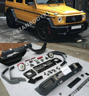 Buy Now CONVERSION BODY KIT for MERCEDES-BENZ G-CLASS G500 G550 1990 - 2017 to G63 W464 2019 and upgrade car parts from SIR Tuning at the Best Price. Headlights, Tail lights, Bodykits, Navigations, body kit and more - Fast & Free Shipping within Europe, US & Worldwide.