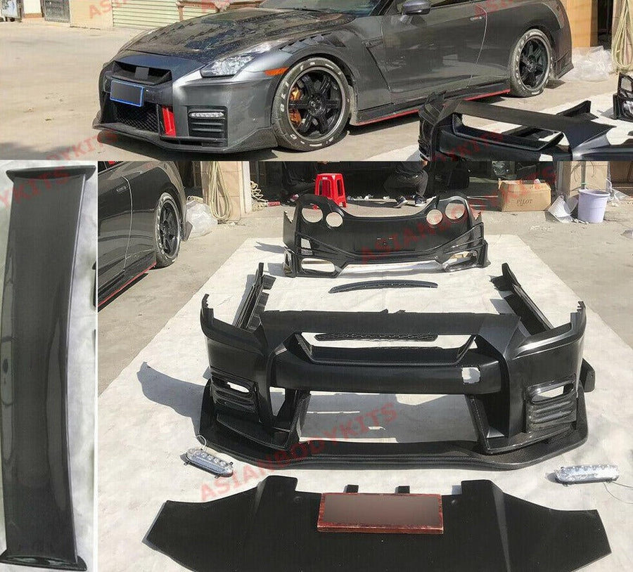 Buy Now BODY KIT for NISSAN GT R R35 2007 - 2019 FRONT BUMPER REAR BUMPER SIDE SKIRTS REAR DIFFUSER REAR WING SPOILER and upgrade car parts from SIR Tuning at the Best Price. Headlights, Tail lights, Bodykits, Navigations, body kit and more - Fast & Free Shipping within Europe, US & Worldwide.