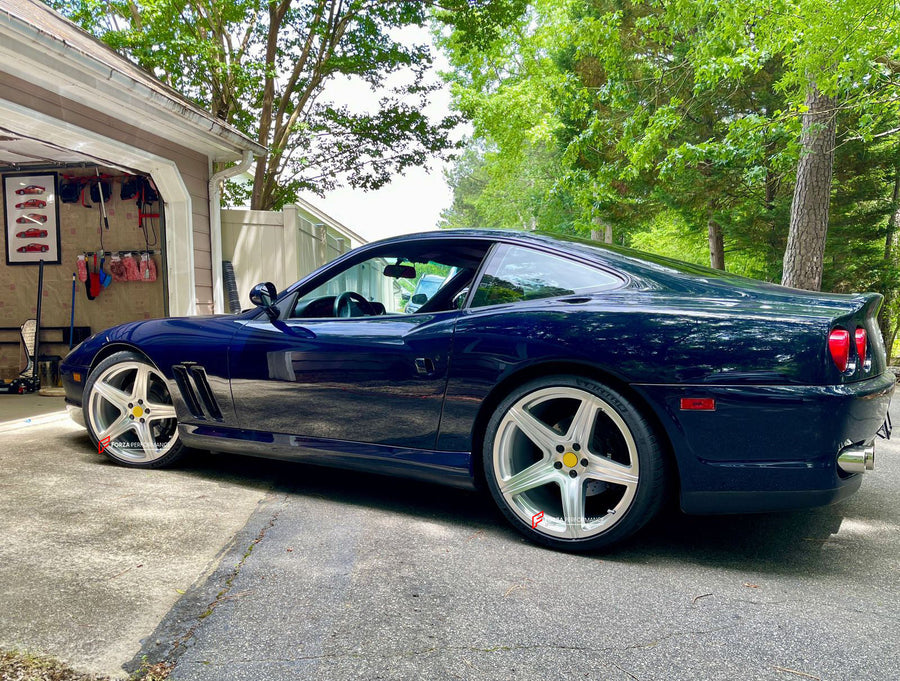 Buy Now 20 INCH FORGED WHEELS RIMS for FERRARI 550 MARANELLO 1999 and upgrade car parts from SIR Tuning at the Best Price. Headlights, Tail lights, Bodykits, Navigations, Gallery and more - Fast & Free Shipping within Europe, US & Worldwide.
