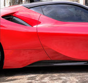 Buy Now DRY CARBON SIDE SKIRTS FOR FERRARI SF90 | OEM STYLE and upgrade car parts from SIR Tuning at the Best Price. Headlights, Tail lights, Bodykits, Navigations, body kit and more - Fast & Free Shipping within Europe, US & Worldwide.