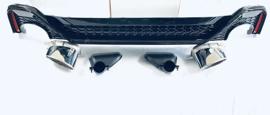 Buy Now REAR DIFFUSER WITH EXHAUST TIPS V5 for AUDI A7 C8 4K8 2018 - 2023 | S7 STYLE and upgrade car parts from SIR Tuning at the Best Price. Headlights, Tail lights, Bodykits, Navigations, body kit and more - Fast & Free Shipping within Europe, US & Worldwide.