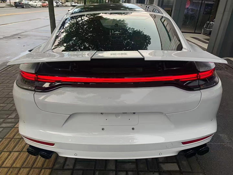 Buy Now RETRACTABLE EXTENDABLE REAR WING SPOILER for PORSCHE PANAMERA 971 2017 - 2023 and upgrade car parts from SIR Tuning at the Best Price. Headlights, Tail lights, Bodykits, Navigations, body kit and more - Fast & Free Shipping within Europe, US & Worldwide.