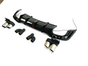 Buy Now REAR DIFFUSER with EXHAUST TIPS for AUDI A5 F5 FACELIFT 2020 - 2024 | RS5 STYLE and upgrade car parts from SIR Tuning at the Best Price. Headlights, Tail lights, Bodykits, Navigations, body kit and more - Fast & Free Shipping within Europe, US & Worldwide.