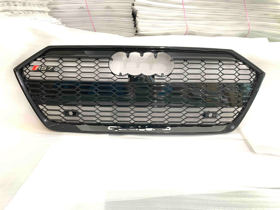 Buy Now FRONT GRILLE V1 for AUDI A7 C8 4K8 2018 - 2023 | RS7 STYLE and upgrade car parts from SIR Tuning at the Best Price. Headlights, Tail lights, Bodykits, Navigations, body kit and more - Fast & Free Shipping within Europe, US & Worldwide.