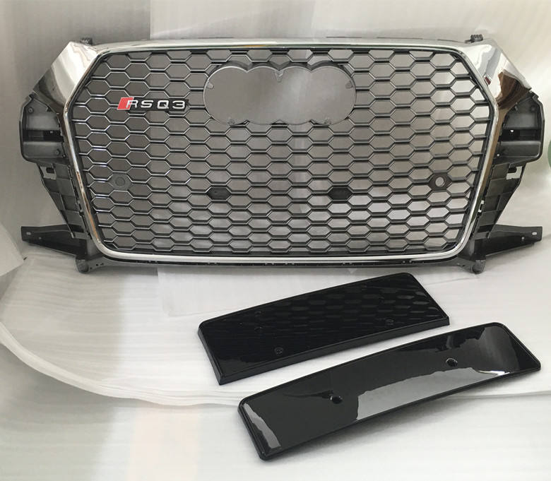 Buy Now FRONT GRILLE for AUDI Q3 2015 - 2017 | RSQ3 STYLE and upgrade car parts from SIR Tuning at the Best Price. Headlights, Tail lights, Bodykits, Navigations, body kit and more - Fast & Free Shipping within Europe, US & Worldwide.