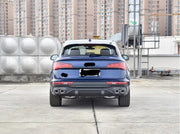 Buy Now REAR DIFFUSER WITH EXHAUST TIPS for AUDI Q5 2020 - 2022 | SQ5 STYLE and upgrade car parts from SIR Tuning at the Best Price. Headlights, Tail lights, Bodykits, Navigations, body kit and more - Fast & Free Shipping within Europe, US & Worldwide.
