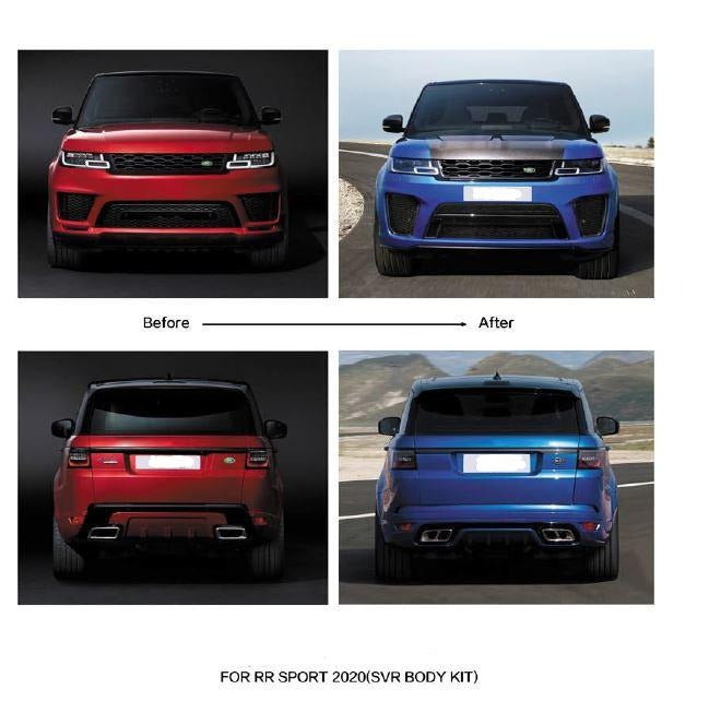 Buy Now BODY KIT FOR LAND ROVER RANGE ROVER SPORT MODEL 2020+ L494 and upgrade car parts from SIR Tuning at the Best Price. Headlights, Tail lights, Bodykits, Navigations, body kit and more - Fast & Free Shipping within Europe, US & Worldwide.