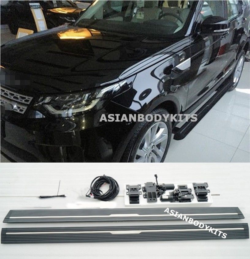 Buy Now ELECTRIC SIDE STEP RUNNING BOARDS for LAND ROVER DISCOVERY 5 L462 SUV 2016+ and upgrade car parts from SIR Tuning at the Best Price. Headlights, Tail lights, Bodykits, Navigations, body kit and more - Fast & Free Shipping within Europe, US & Worldwide.