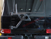 Buy Now SPARE TIRE WHEEL HOLDER CARRIER for MERCEDES BENZ W463 G Class G55 G63 G350 G550 and upgrade car parts from SIR Tuning at the Best Price. Headlights, Tail lights, Bodykits, Navigations, body kit and more - Fast & Free Shipping within Europe, US & Worldwide.