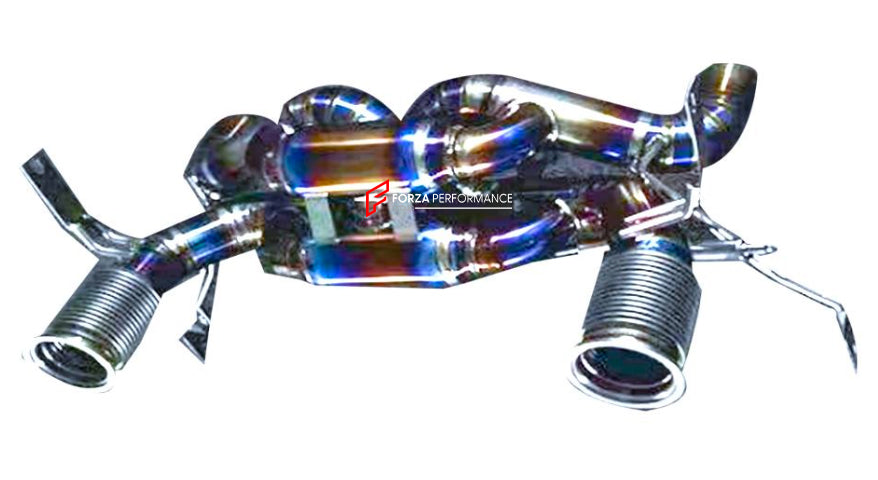 Buy Now TITANIUM VALVED EXHAUST CATBACK MUFFLER for LAMBORGHINI HURACAN STO LP640-2 5.2T 2021+ and upgrade car parts from SIR Tuning at the Best Price. Headlights, Tail lights, Bodykits, Navigations, Exhaust system and more - Fast & Free Shipping within Europe, US & Worldwide.