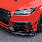 Buy Now FRONT CANARDS and AIR VENT TRIMS for AUDI TT 2018 - 2023 and upgrade car parts from SIR Tuning at the Best Price. Headlights, Tail lights, Bodykits, Navigations, body kit and more - Fast & Free Shipping within Europe, US & Worldwide.
