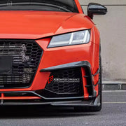 Buy Now FRONT CANARDS and AIR VENT TRIMS for AUDI TT 2018 - 2023 and upgrade car parts from SIR Tuning at the Best Price. Headlights, Tail lights, Bodykits, Navigations, body kit and more - Fast & Free Shipping within Europe, US & Worldwide.