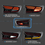 Buy Now Vland Carlamp Full LED Tail Lights For 10th Gen Honda Accord 2018-2021 and upgrade car parts from SIR Tuning at the Best Price. Headlights, Tail lights, Bodykits, Navigations, Automotive Headlight and Taillights Assemblies and more - Fast & Free Shipping within Europe, US & Worldwide.
