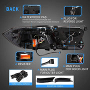 Buy Now Vland Carlamp Full LED Tail Lights For 10th Gen Honda Accord 2018-2021 and upgrade car parts from SIR Tuning at the Best Price. Headlights, Tail lights, Bodykits, Navigations, Automotive Headlight and Taillights Assemblies and more - Fast & Free Shipping within Europe, US & Worldwide.