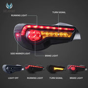 Buy Now 2012-2021 FR-S / BRZ / GT86 1th Gen (ZN6/ZC6) Vland LED Tail Lights With Sequential Turn Signal and upgrade car parts from SIR Tuning at the Best Price. Headlights, Tail lights, Bodykits, Navigations, Tail lights and more - Fast & Free Shipping within Europe, US & Worldwide.