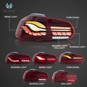 Buy Now 08-14 VW Golf Mk6 Hatchback Vland II OLED Aftermarket Tail Lights With Dragon Scale Effect and upgrade car parts from SIR Tuning at the Best Price. Headlights, Tail lights, Bodykits, Navigations, Tail lights and more - Fast & Free Shipping within Europe, US & Worldwide.