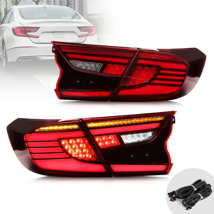 Buy Now VLAND Full LED Tail Lights For Honda Accord 10th Gen 2018-2022 and upgrade car parts from SIR Tuning at the Best Price. Headlights, Tail lights, Bodykits, Navigations, Automotive Taillight Assemblies and more - Fast & Free Shipping within Europe, US & Worldwide.