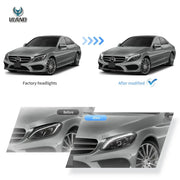 Buy Now Vland 15-21 Mercedes-Benz C-Class (W205) LED Matrix Upgraded Headlights With Blue DRL and upgrade car parts from SIR Tuning at the Best Price. Headlights, Tail lights, Bodykits, Navigations, Automotive Headlight Assemblies and more - Fast & Free Shipping within Europe, US & Worldwide.