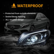 Buy Now Vland 15-21 Mercedes-Benz C-Class (W205) LED Matrix Upgraded Headlights With Blue DRL and upgrade car parts from SIR Tuning at the Best Price. Headlights, Tail lights, Bodykits, Navigations, Automotive Headlight Assemblies and more - Fast & Free Shipping within Europe, US & Worldwide.