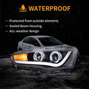 Buy Now 08-17 Mitsubishi Lancer 9th Gen Evo X GSR 10th Gen (CZ4A) Vland Projector HeadLights Black and upgrade car parts from SIR Tuning at the Best Price. Headlights, Tail lights, Bodykits, Navigations, Headlights and more - Fast & Free Shipping within Europe, US & Worldwide.