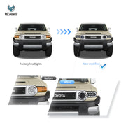 Buy Now 06-22 Toyota FJ Cruiser XJ10 Vland Full LED Dual Beam Projector Upgrade Headlights With start-up animation and upgrade car parts from SIR Tuning at the Best Price. Headlights, Tail lights, Bodykits, Navigations, Headlights and more - Fast & Free Shipping within Europe, US & Worldwide.