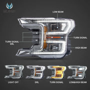 Buy Now 18-20 Ford F150 13th Gen Vland LED Dual Beam Projector HeadLights With Start Up Animation and upgrade car parts from SIR Tuning at the Best Price. Headlights, Tail lights, Bodykits, Navigations, Headlights and more - Fast & Free Shipping within Europe, US & Worldwide.