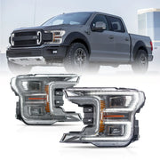 Buy Now 18-20 Ford F150 13th Gen Vland LED Dual Beam Projector HeadLights With Start Up Animation and upgrade car parts from SIR Tuning at the Best Price. Headlights, Tail lights, Bodykits, Navigations, Headlights and more - Fast & Free Shipping within Europe, US & Worldwide.