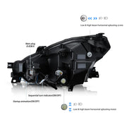 Buy Now Vland 21-24 Toyota GR86 / Subaru BRZ Headlights With Full LED Dual Beam Projector and upgrade car parts from SIR Tuning at the Best Price. Headlights, Tail lights, Bodykits, Navigations, Headlights and more - Fast & Free Shipping within Europe, US & Worldwide.