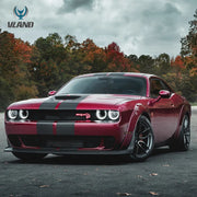 Buy Now 15-24 Dodge Challenger 3th Gen Facelifted Vland Dual Beam Projector HeadLights Black and upgrade car parts from SIR Tuning at the Best Price. Headlights, Tail lights, Bodykits, Navigations, Headlights and more - Fast & Free Shipping within Europe, US & Worldwide.