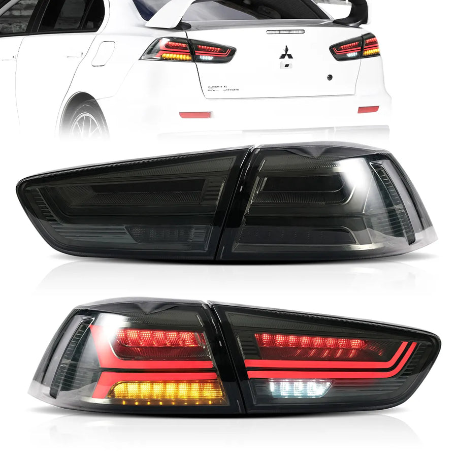 Buy Now 08-17 Mitsubishi Lancer & EVO X Vland LED Tail Lights With Sequential Turn Signal and upgrade car parts from SIR Tuning at the Best Price. Headlights, Tail lights, Bodykits, Navigations, Tail lights and more - Fast & Free Shipping within Europe, US & Worldwide.