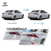 Buy Now 14-20 Lexus IS 250 200t 300h F Sport Vland LED Tail Lights and upgrade car parts from SIR Tuning at the Best Price. Headlights, Tail lights, Bodykits, Navigations, Tail lights and more - Fast & Free Shipping within Europe, US & Worldwide.