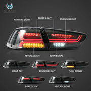 Buy Now 08-17 Mitsubishi Lancer & EVO X Vland LED Tail Lights With Sequential Turn Signal and upgrade car parts from SIR Tuning at the Best Price. Headlights, Tail lights, Bodykits, Navigations, Tail lights and more - Fast & Free Shipping within Europe, US & Worldwide.
