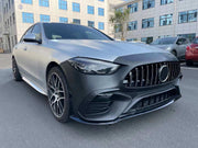 Buy Now CONVERSION FRONT BUMPER for MERCEDES BENZ C CLASS C180 C200 C300 W206 2021+ upgrade to C63S AMG and upgrade car parts from SIR Tuning at the Best Price. Headlights, Tail lights, Bodykits, Navigations, body kit and more - Fast & Free Shipping within Europe, US & Worldwide.
