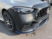 Buy Now CONVERSION FRONT BUMPER for MERCEDES BENZ C CLASS C180 C200 C300 W206 2021+ upgrade to C63S AMG and upgrade car parts from SIR Tuning at the Best Price. Headlights, Tail lights, Bodykits, Navigations, body kit and more - Fast & Free Shipping within Europe, US & Worldwide.