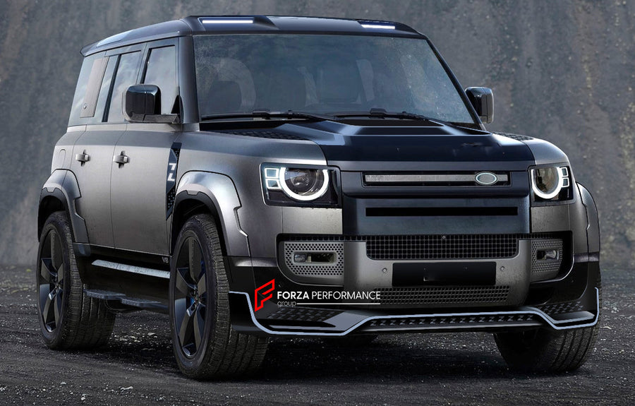 Buy Now WIDE BODY KIT for LAND ROVER DEFENDER L663 2020+ and upgrade car parts from SIR Tuning at the Best Price. Headlights, Tail lights, Bodykits, Navigations, Carbon body kit and more - Fast & Free Shipping within Europe, US & Worldwide.
