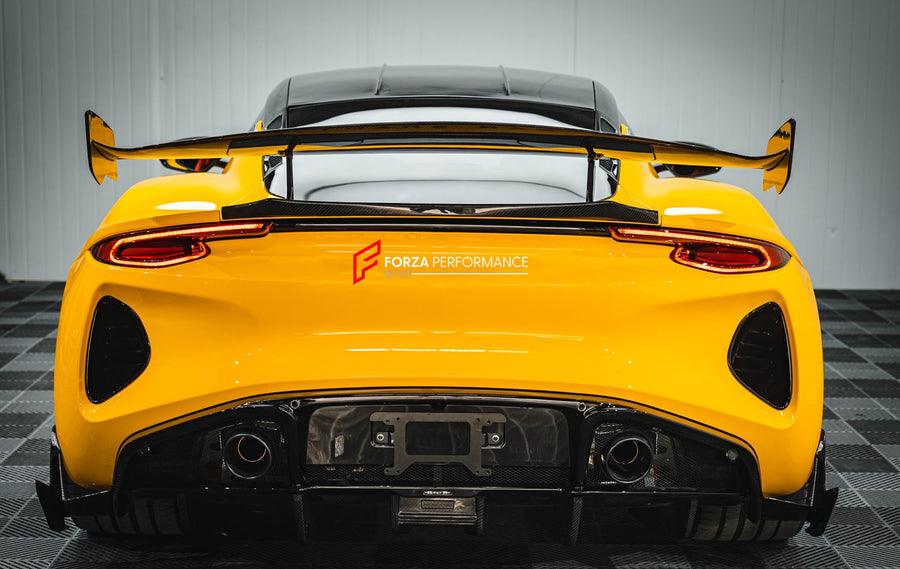 Buy Now CARBON REAR DIFFUSER for LOTUS EMIRA and upgrade car parts from SIR Tuning at the Best Price. Headlights, Tail lights, Bodykits, Navigations, Carbon body kit and more - Fast & Free Shipping within Europe, US & Worldwide.