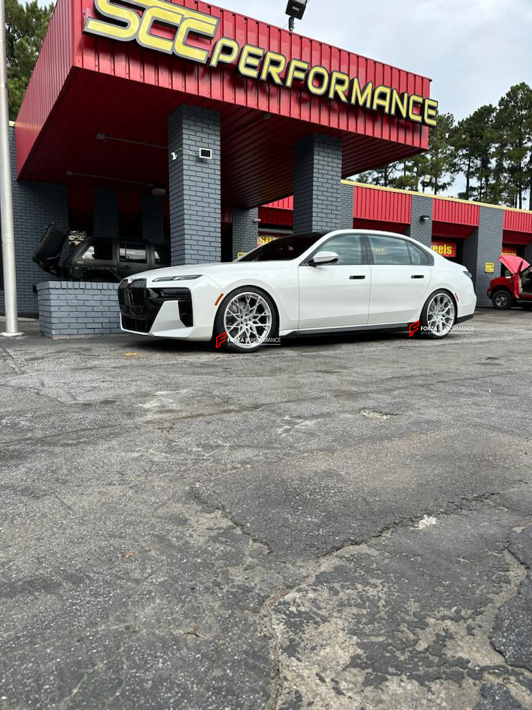 Buy Now 22 INCH FORGED WHEELS for BMW 7 SERIES G70 2024 and upgrade car parts from SIR Tuning at the Best Price. Headlights, Tail lights, Bodykits, Navigations, Gallery and more - Fast & Free Shipping within Europe, US & Worldwide.